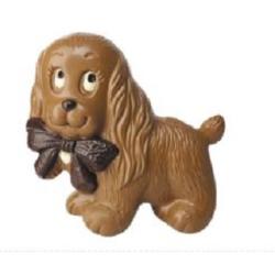 Petit chien en chocolat